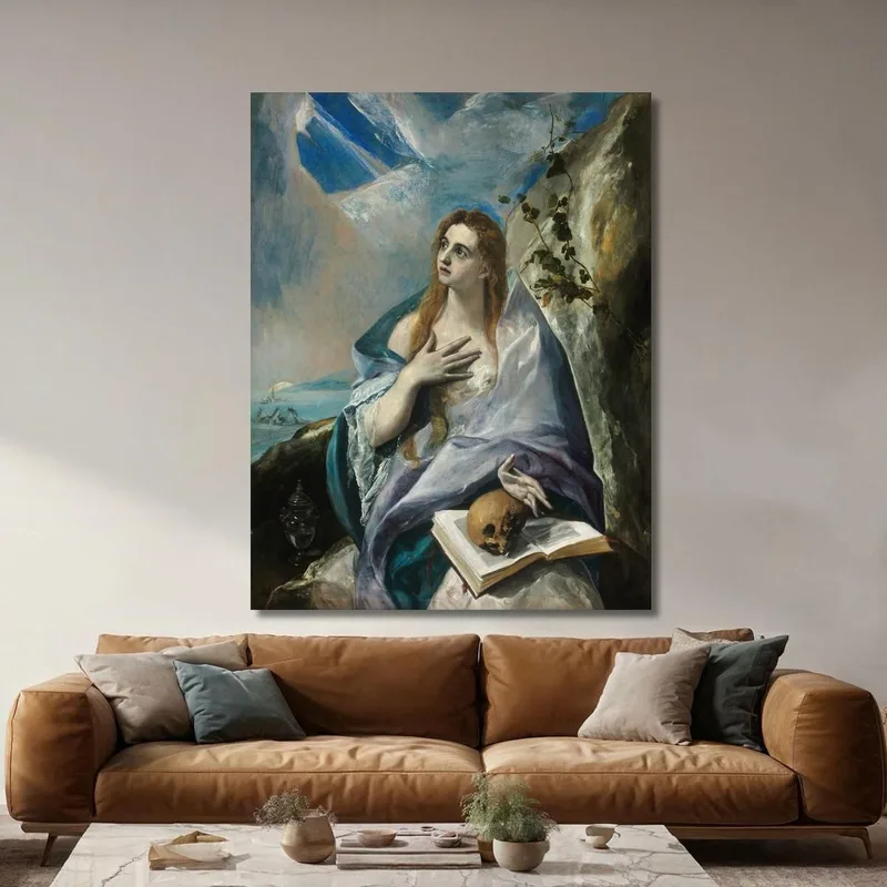 La Magdalena Penitente El Greco (Domenikos Theotokopoulos)