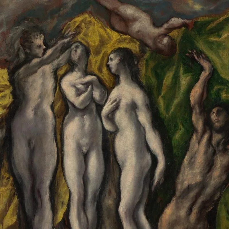The Vision Of Saint John El Greco (Domenikos Theotokopoulos)