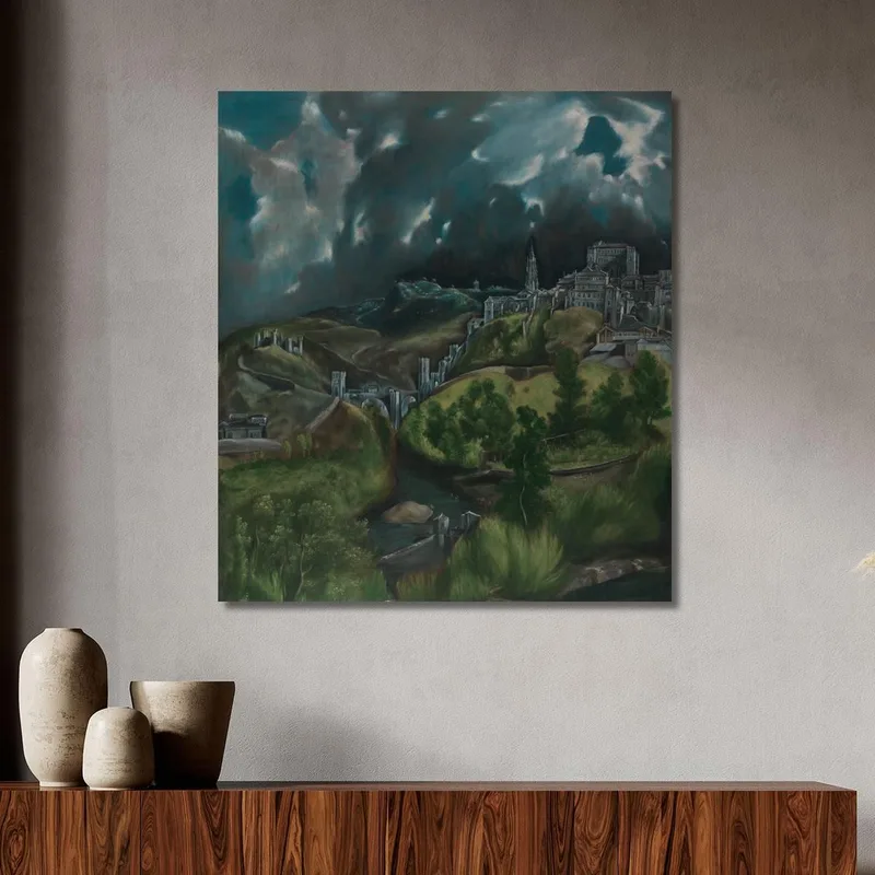 Vista De Toledo El Greco (Domenikos Theotokopoulos)