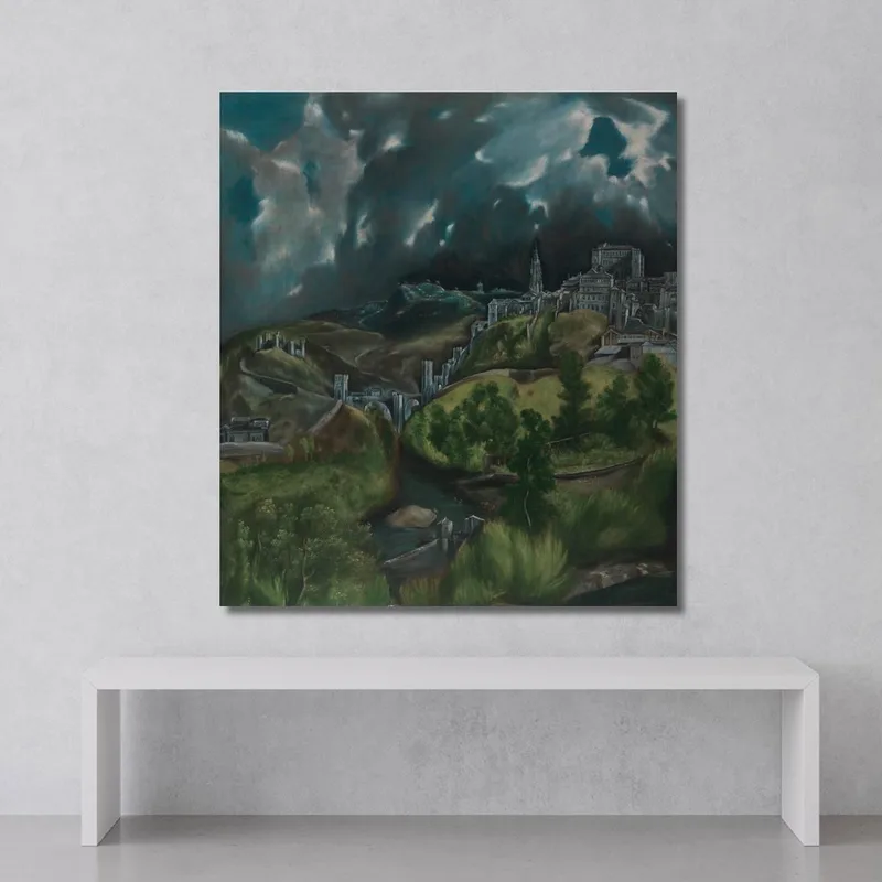 Vista De Toledo El Greco (Domenikos Theotokopoulos)