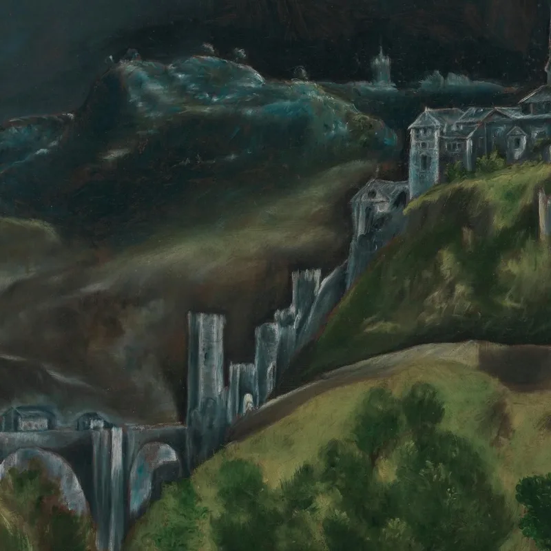 Vista De Toledo El Greco (Domenikos Theotokopoulos)