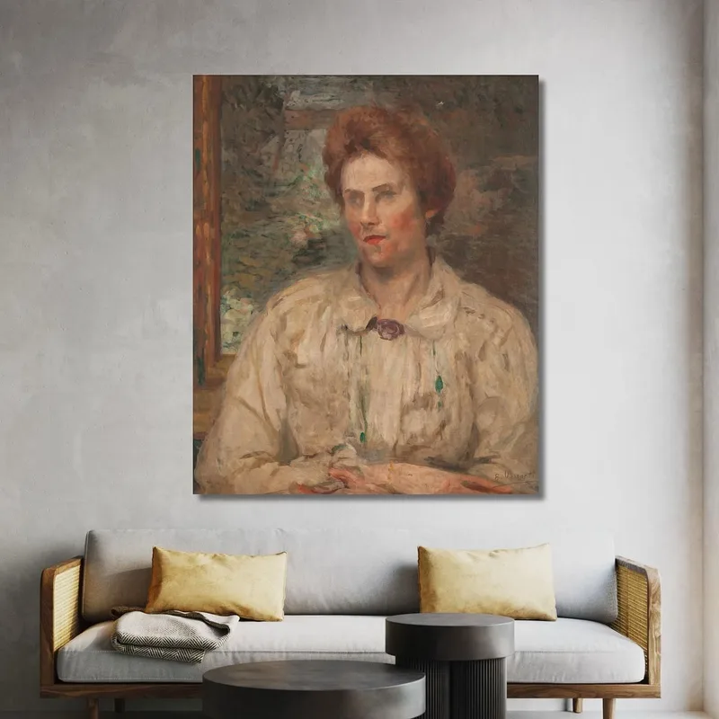 Portrait De Louise Eliseu Visconti