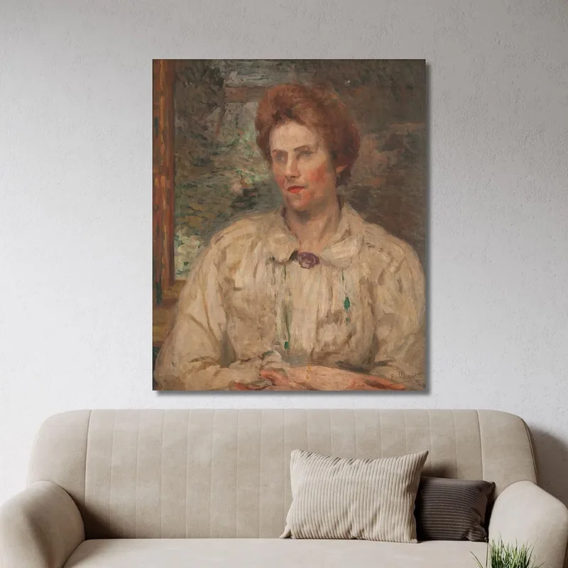 Portrait De Louise Eliseu Visconti