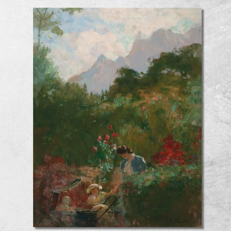 Un Nido Eliseu Visconti quadro stampa su tela