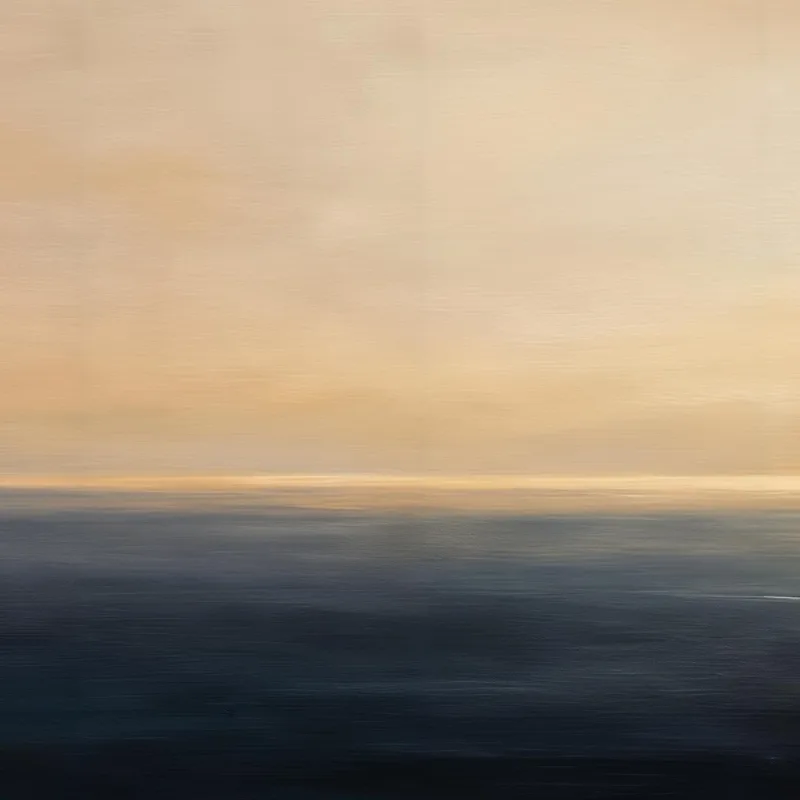 Canvas wall art sunset ocean horizon