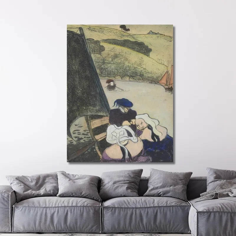 Bretonen In Einer Fähre Bretonen In Einer Fähre Emile Bernard