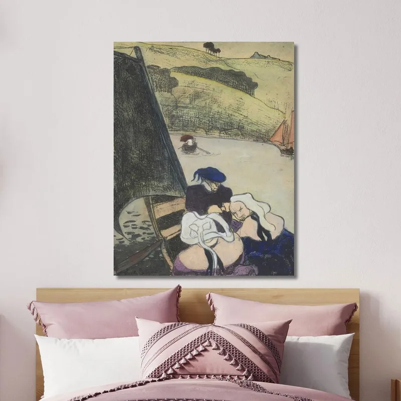 Bretonen In Einer Fähre Bretonen In Einer Fähre Emile Bernard