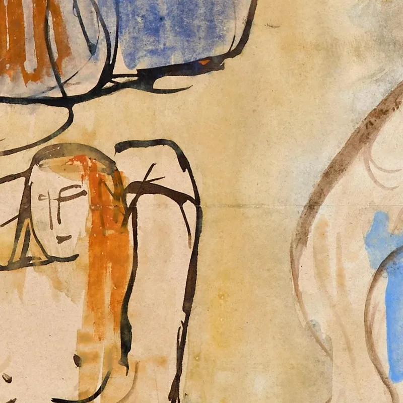 Study For Bathers Emile Bernard