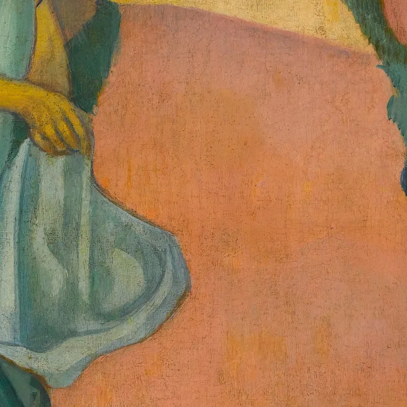 Young Woman Breastfeeding The Flight Into Egypt Emile Bernard