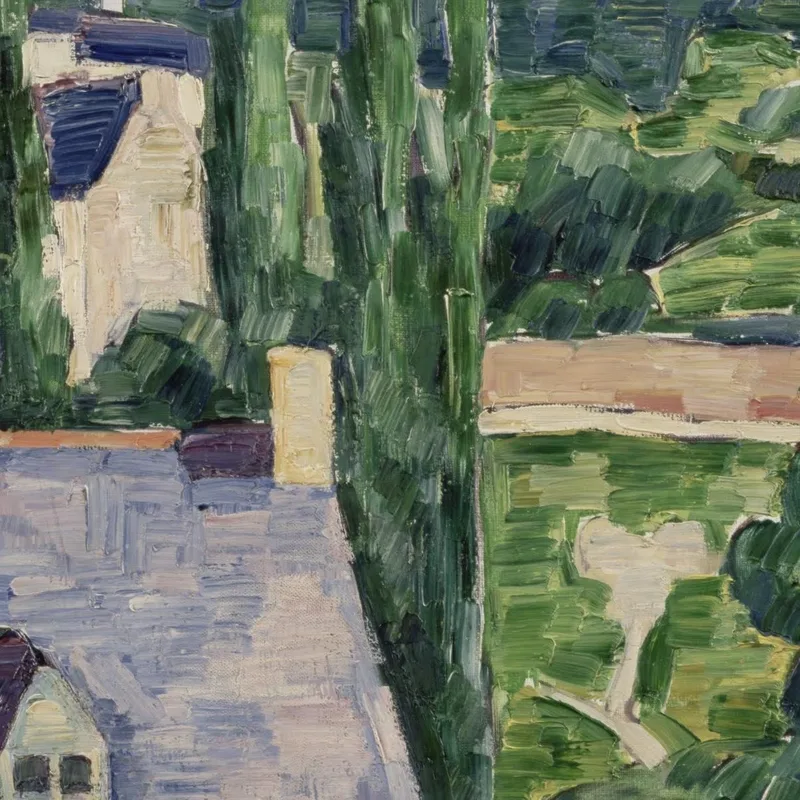 Paisaje En Pont-Aven Emile Bernard