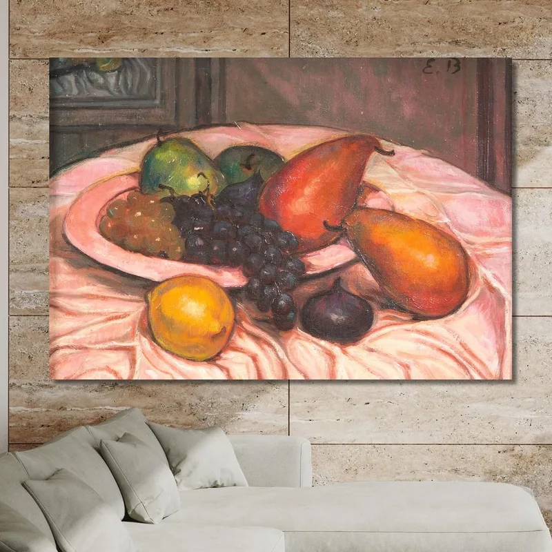 Bodegón Con Frutas Emile Bernard