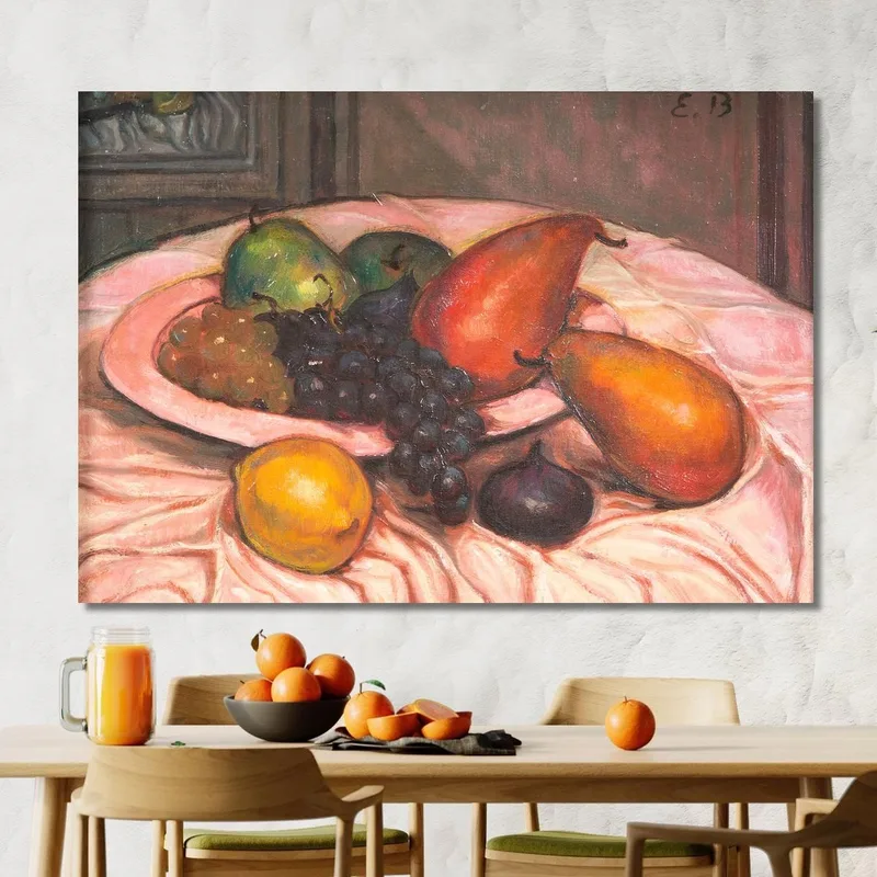 Bodegón Con Frutas Emile Bernard