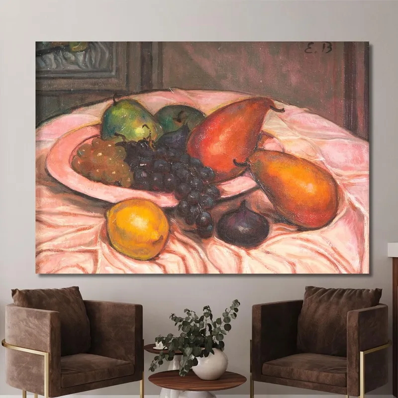 Bodegón Con Frutas Emile Bernard
