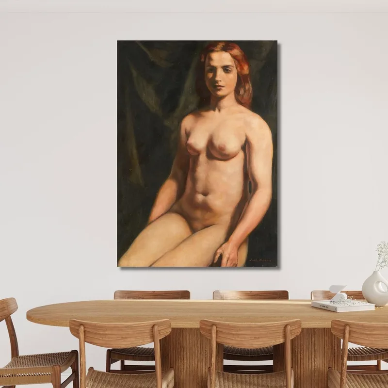 Desnudo Sentado Emile Bernard