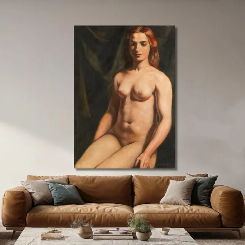 Desnudo Sentado Emile Bernard