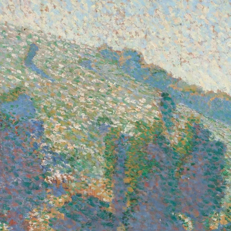 Dos Mujeres Bretonas En Un Prado Emile Bernard