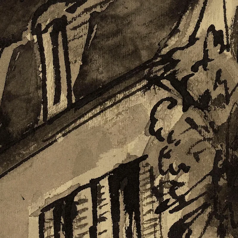 Una Calle De Pueblo Emile Bernard