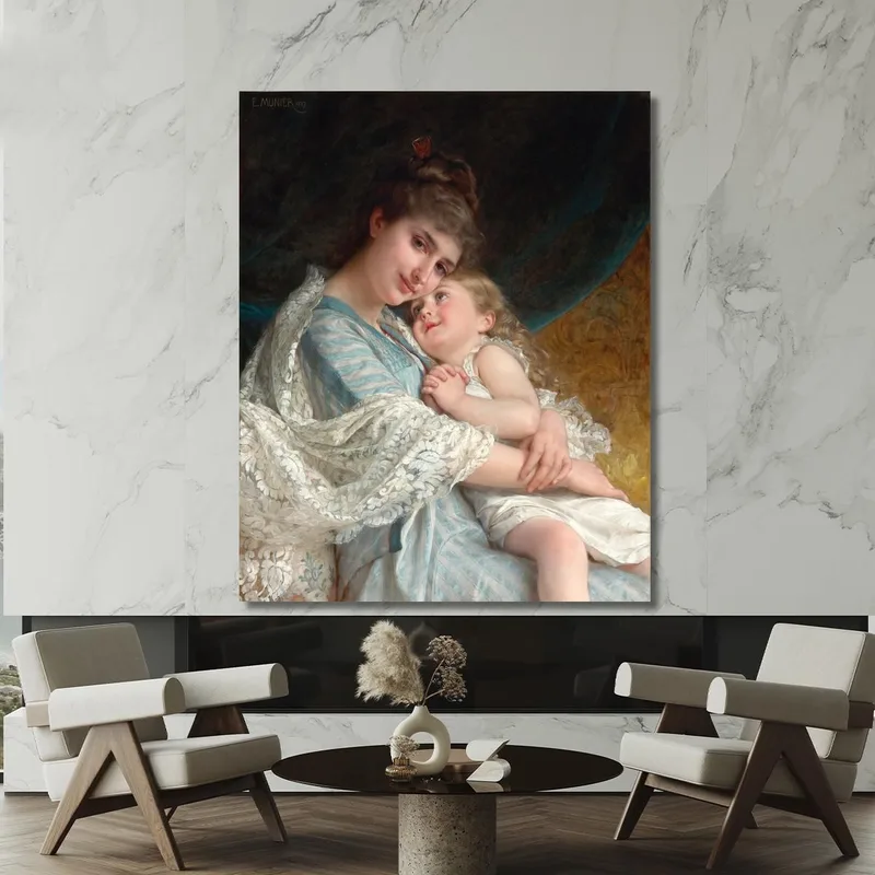 A Tender Embrace Émile Munier