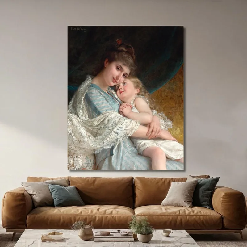 A Tender Embrace Émile Munier