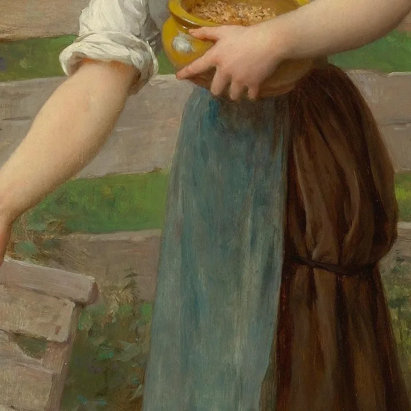 Feeding The Doves Émile Munier