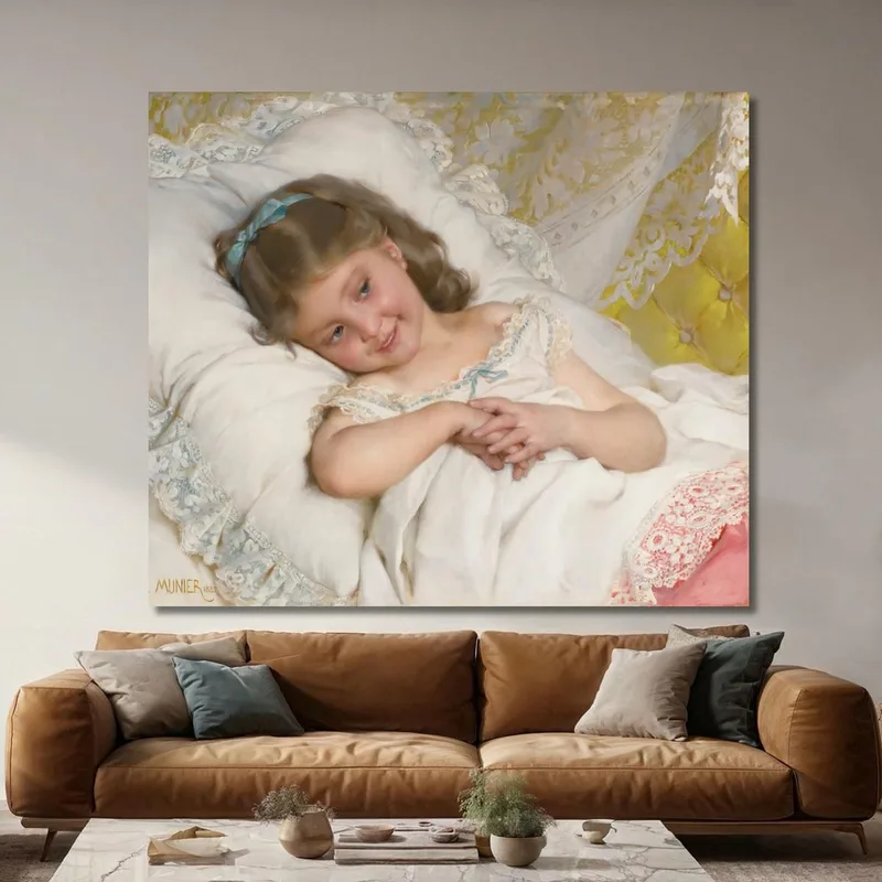 Mädchen Ruht Émile Munier