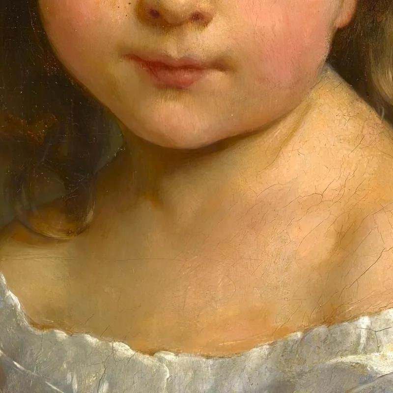 Girl With Basket Of Plums Émile Munier