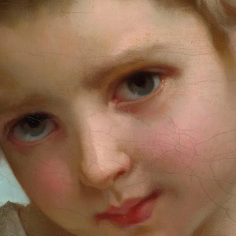 Portrait Of A Young Girl Émile Munier