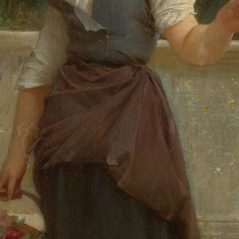 The Flower Girl Émile Munier