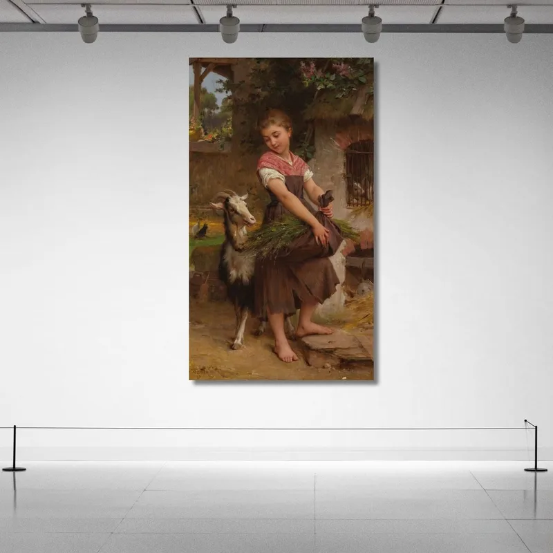 The Little Sheperdess Émile Munier