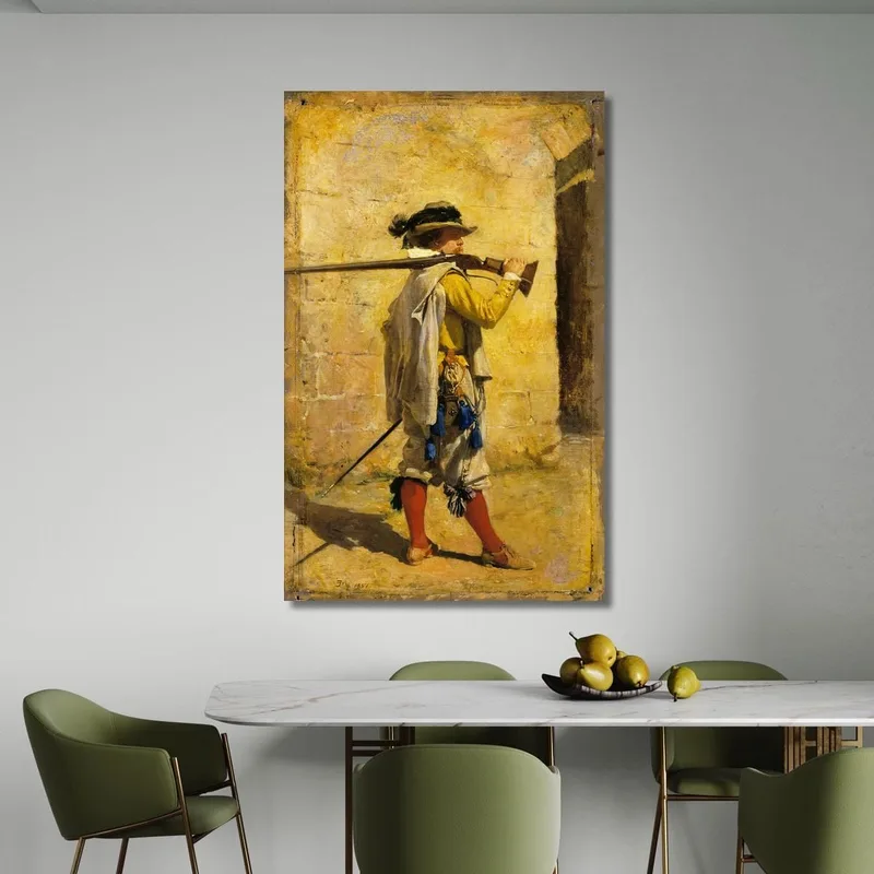 Un Sentinelle Sous Louis Xiii Ernest Meissonier