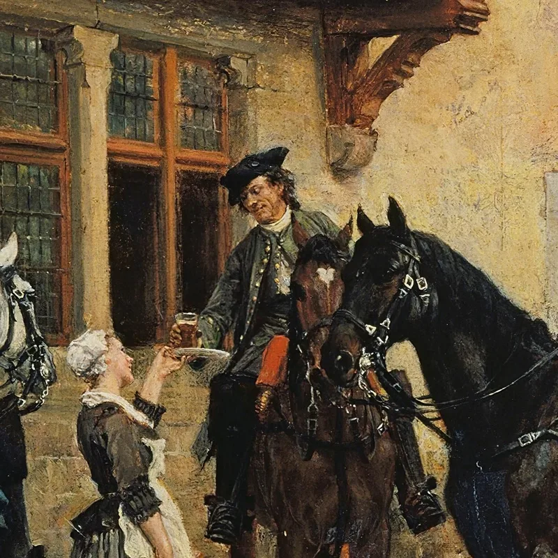 Sosta In Una Locanda Ernest Meissonier