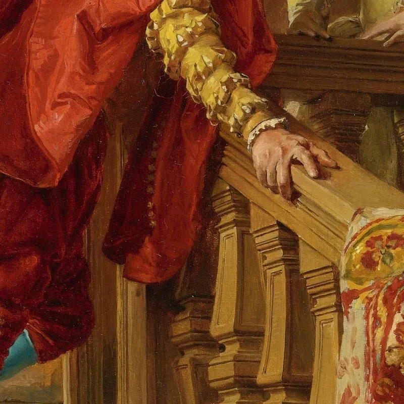 Sur L'Escalier / Les Vénitiens Ernest Meissonier