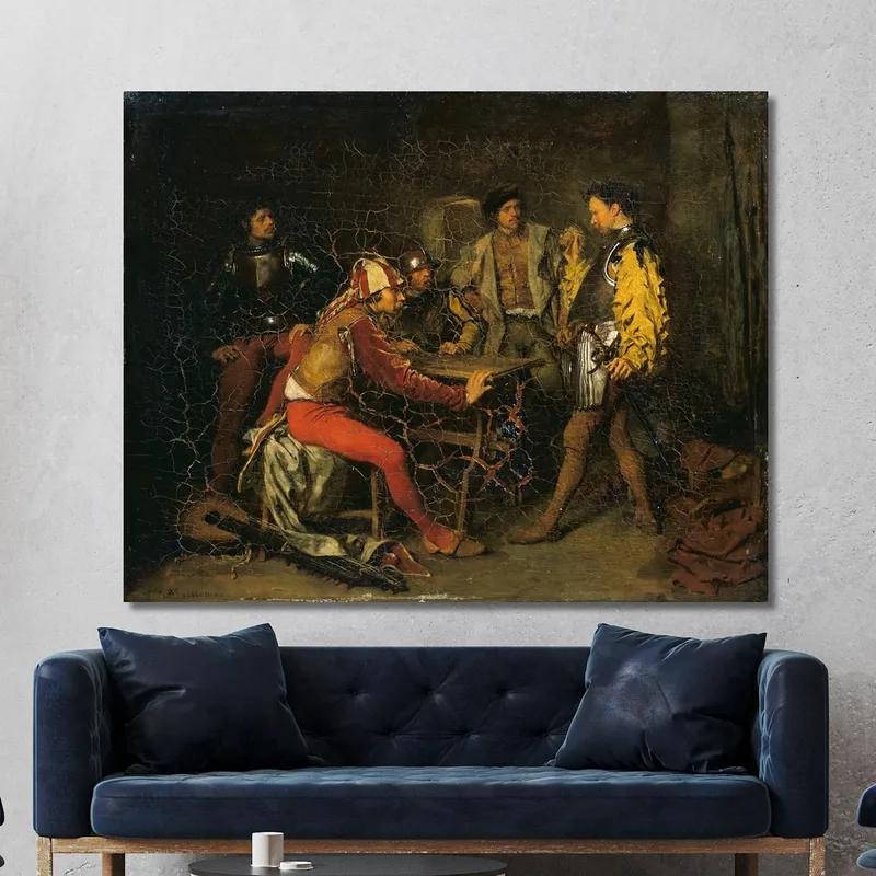 La Salle De Garde Ernest Meissonier