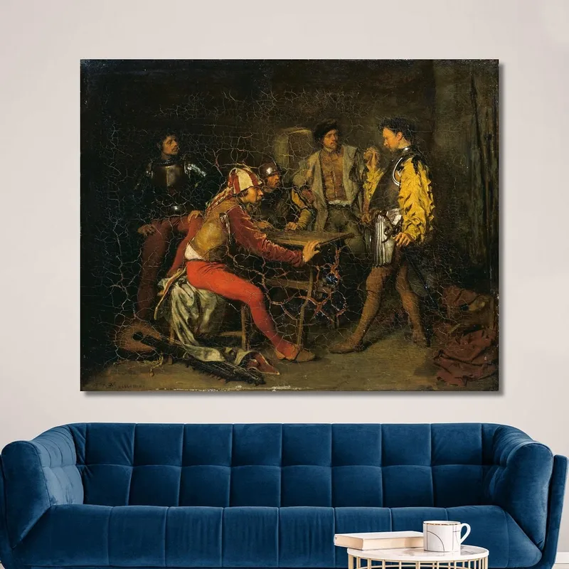 La Salle De Garde Ernest Meissonier