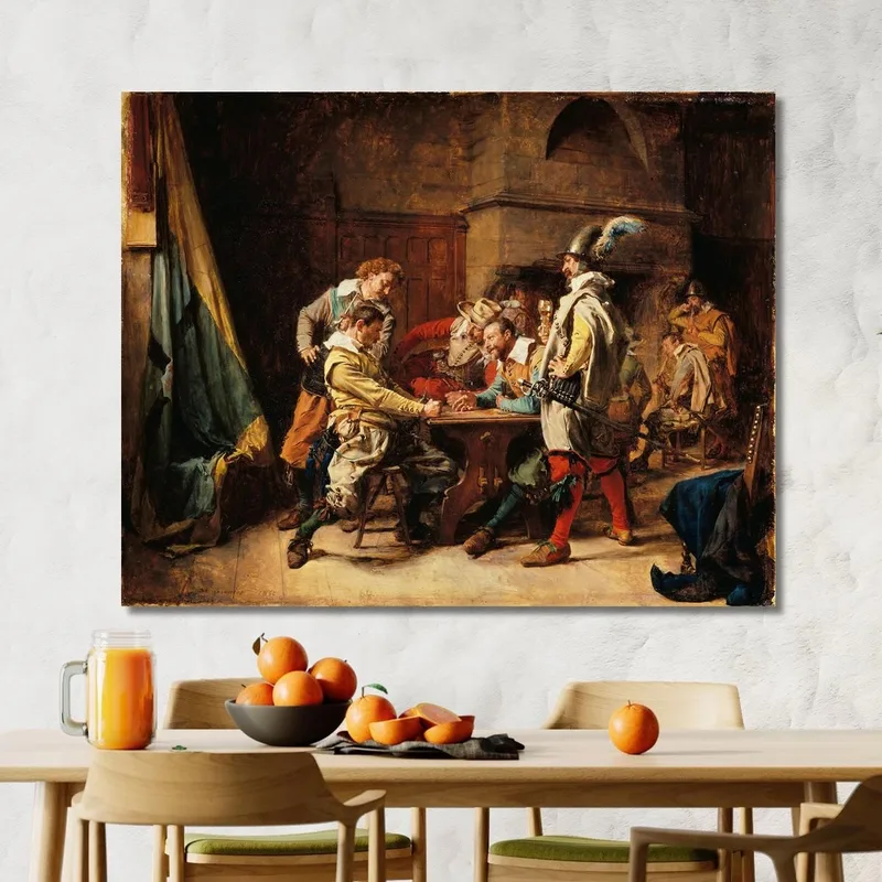 The Lost Game Ernest Meissonier