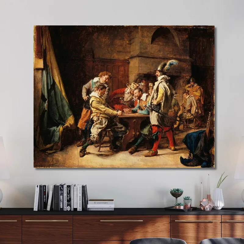 The Lost Game Ernest Meissonier