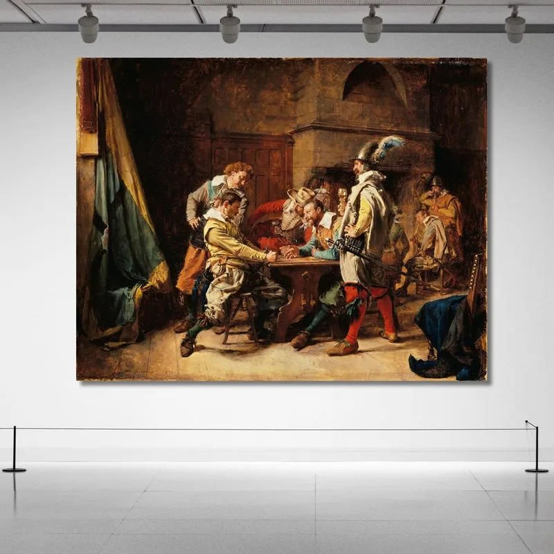 The Lost Game Ernest Meissonier