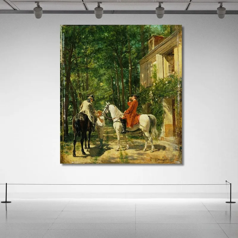 L'Auberge Du Bord De Route Ernest Meissonier