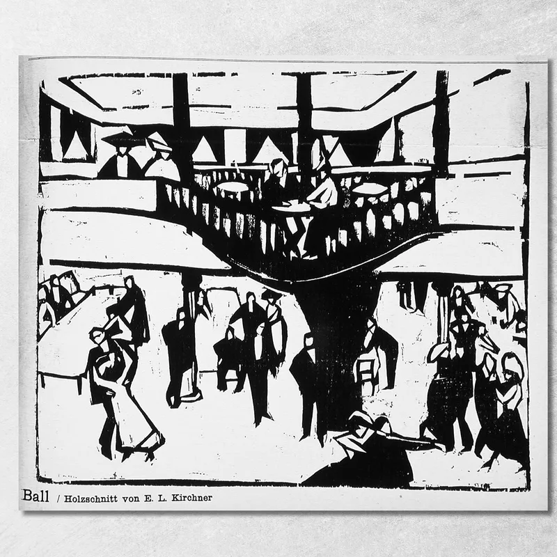 Ball By Ernst Ludwig Kirchner canvas print