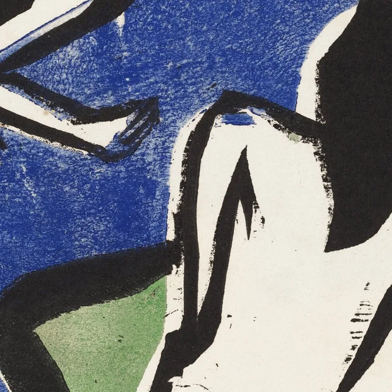 Bathing Couple 1910 By The Ernst Ludwig Kirchner