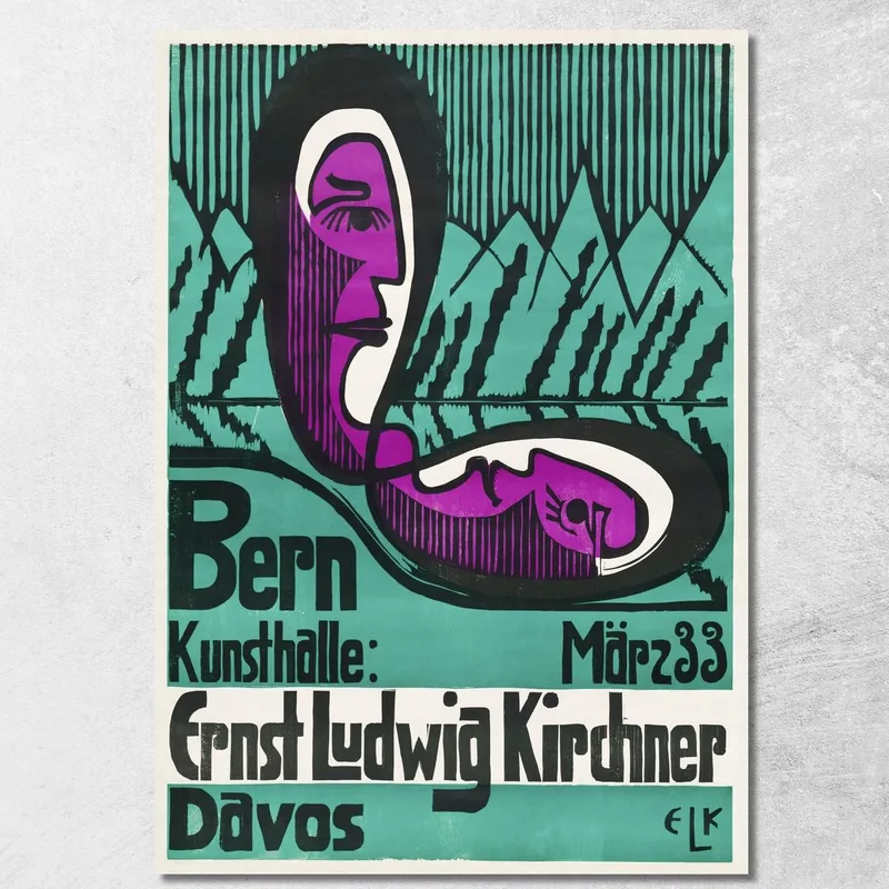 Bern Art Gallery March 33 1933 Ernst Ludwig Kirchner canvas print