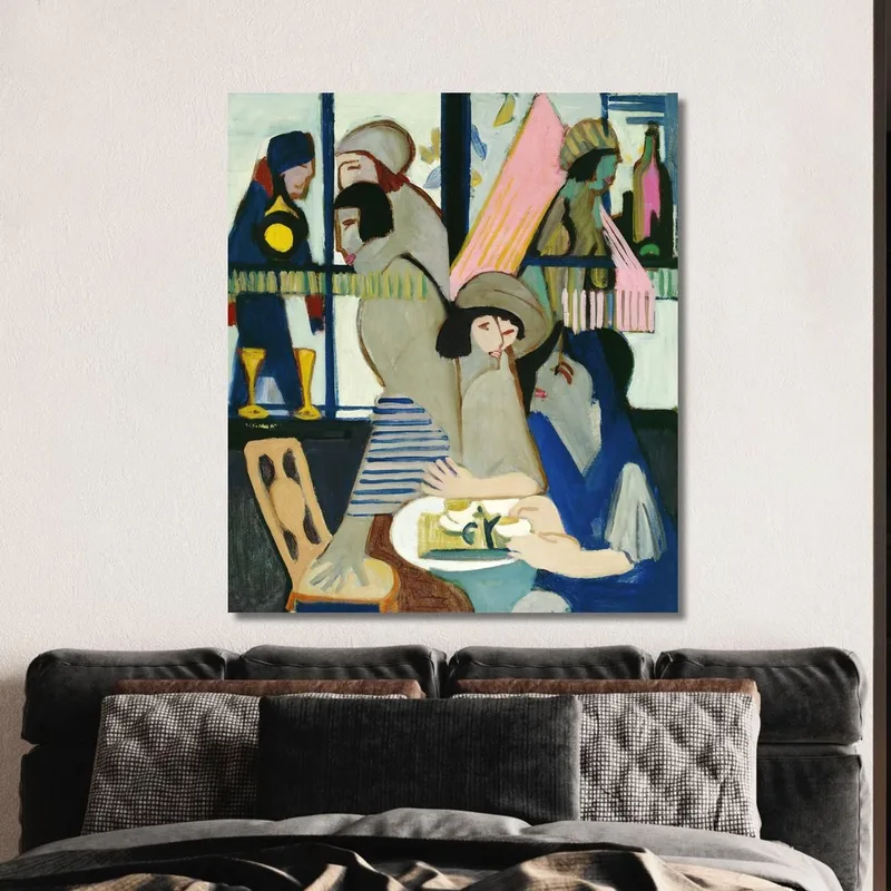 Cafe 1928 Ernst Ludwig Kirchner