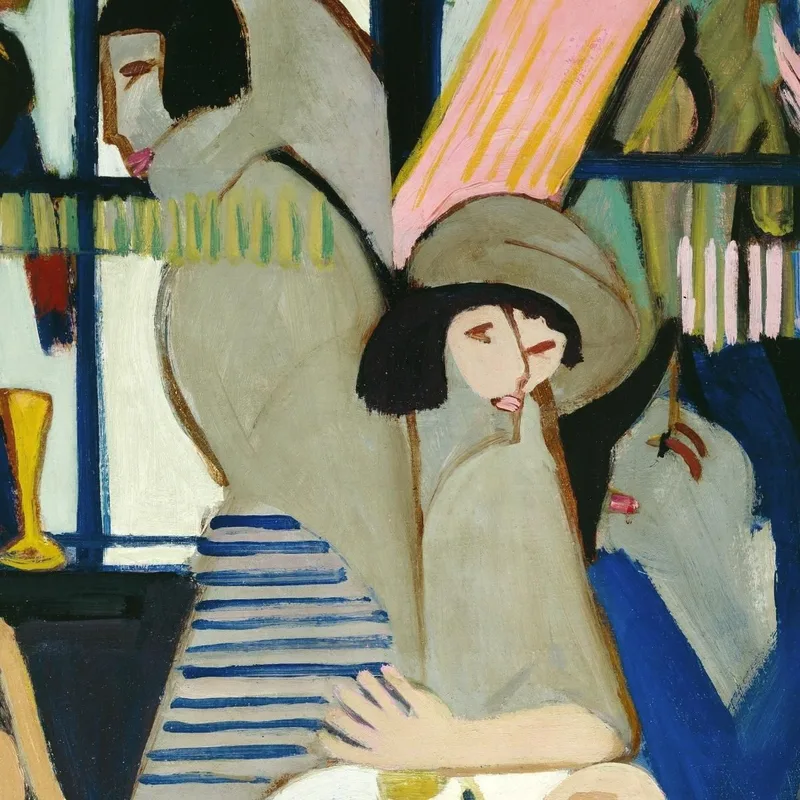 Cafe 1928 Ernst Ludwig Kirchner