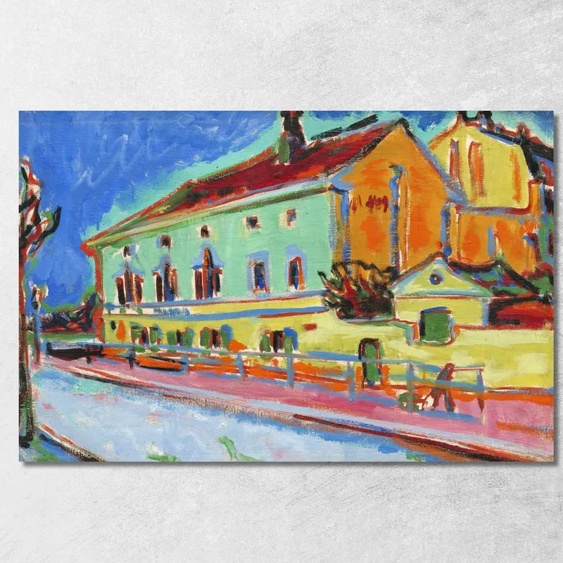 Dance Hall Bellevue Obverse Ernst Ludwig Kirchner canvas print