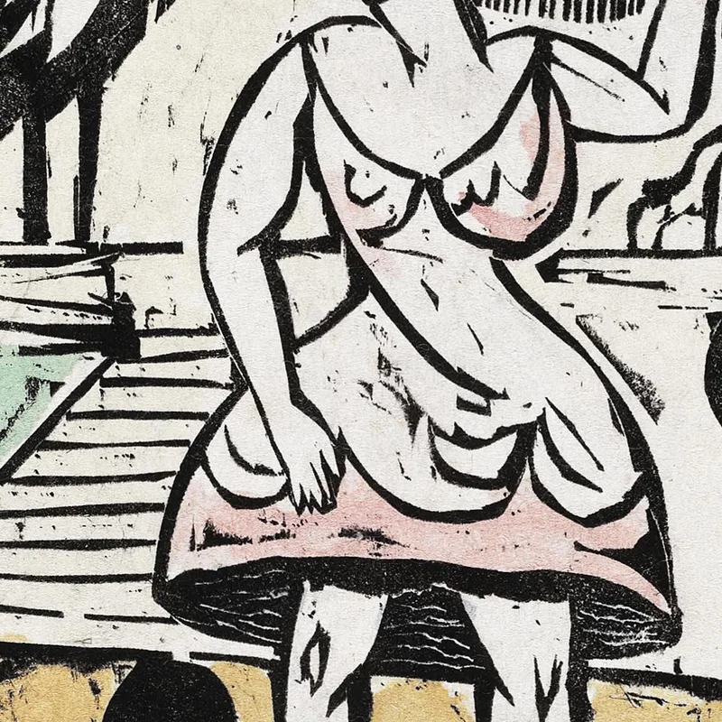 Little Variety Act With Singer Ernst Ludwig Kirchner