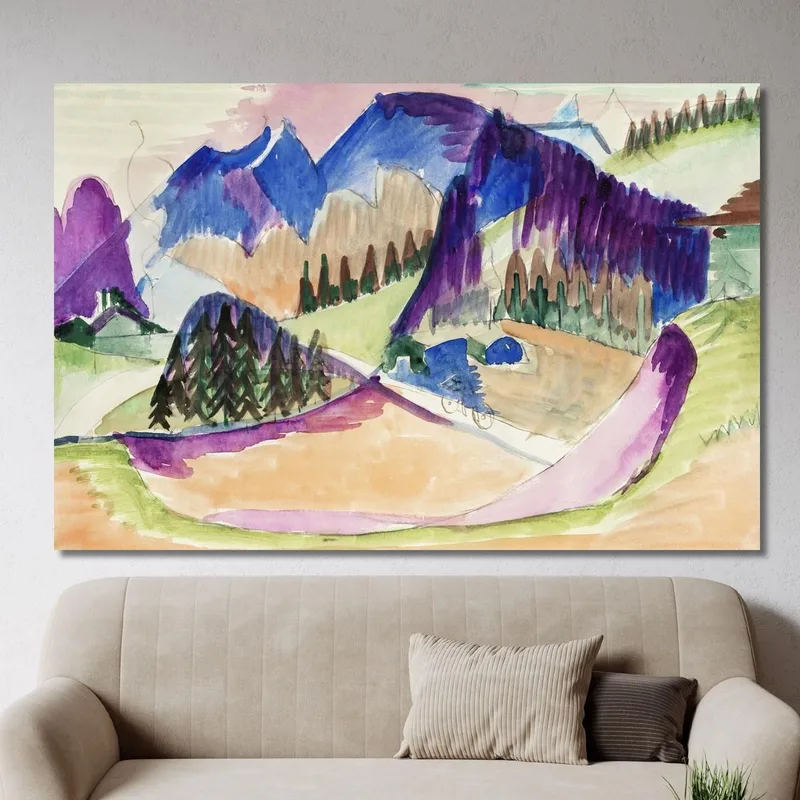 Paisaje De Montaña Ernst Ludwig Kirchner