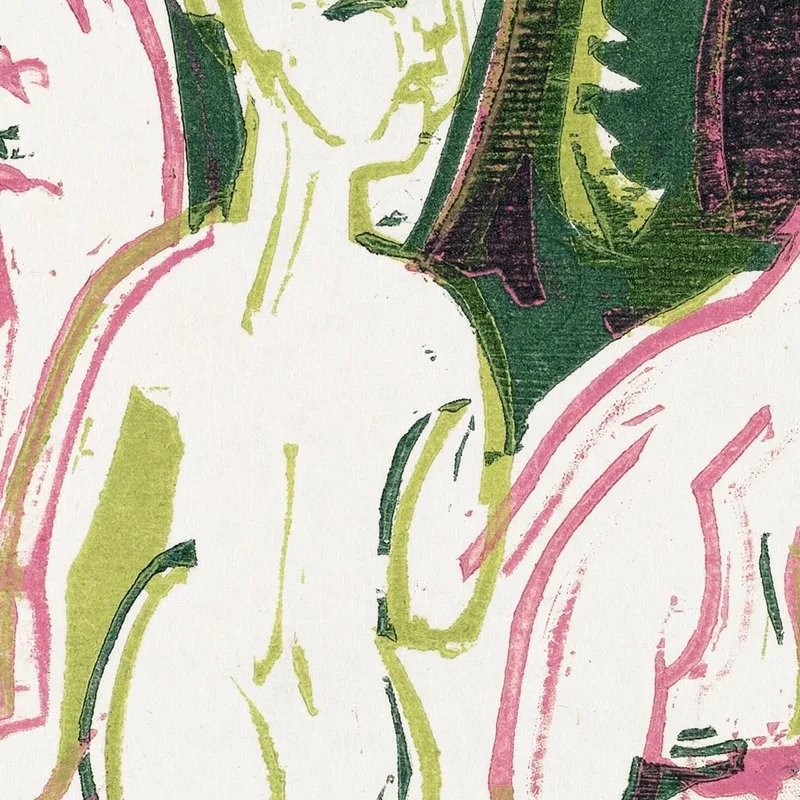 Nude Women With A Child In The Forest 1925 Ernst Ludwig Kirchner