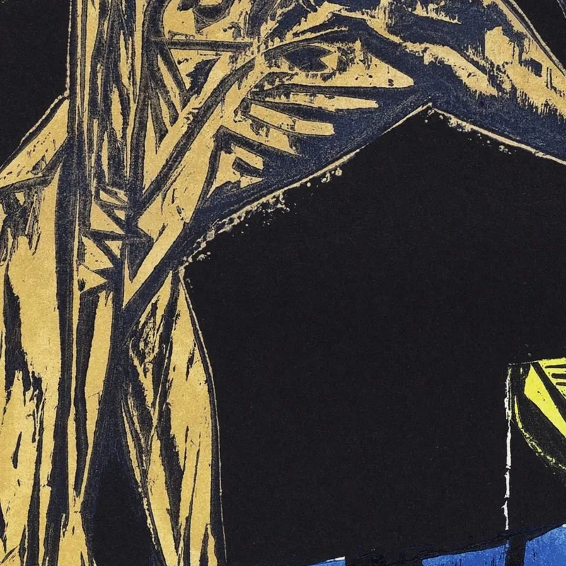 Peter Schlemihl S Wondrous Story Schlemihl In The Solitude Of His Room 1915 Ernst Ludwig Kirchner