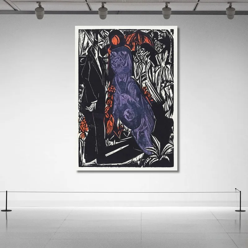 Peter Schlemihl S Wondrous Story The Sale Of His Shadow 1915 Ernst Ludwig Kirchner