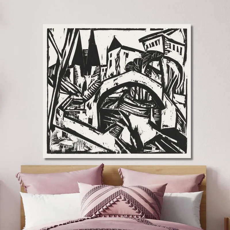 River Bank At Elisabeth Ernst Ludwig Kirchner